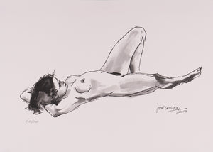 Naked Lying On Her Back