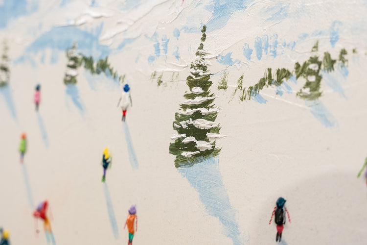 Winter's Vibrant Slopes