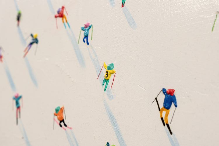 Winter's Vibrant Slopes