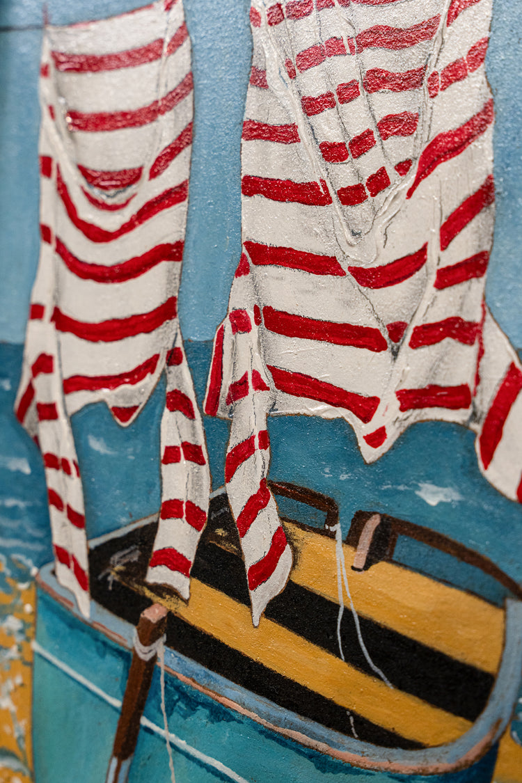 Striped Sails at Rest