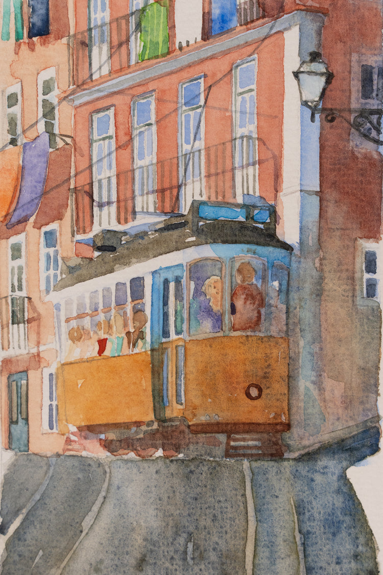 Tram through the Street