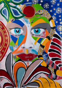 Female face