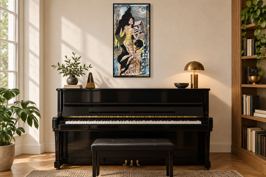 Menina Ao Piano