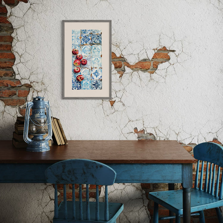Portuguese Harvest on Azulejo Time – Apples