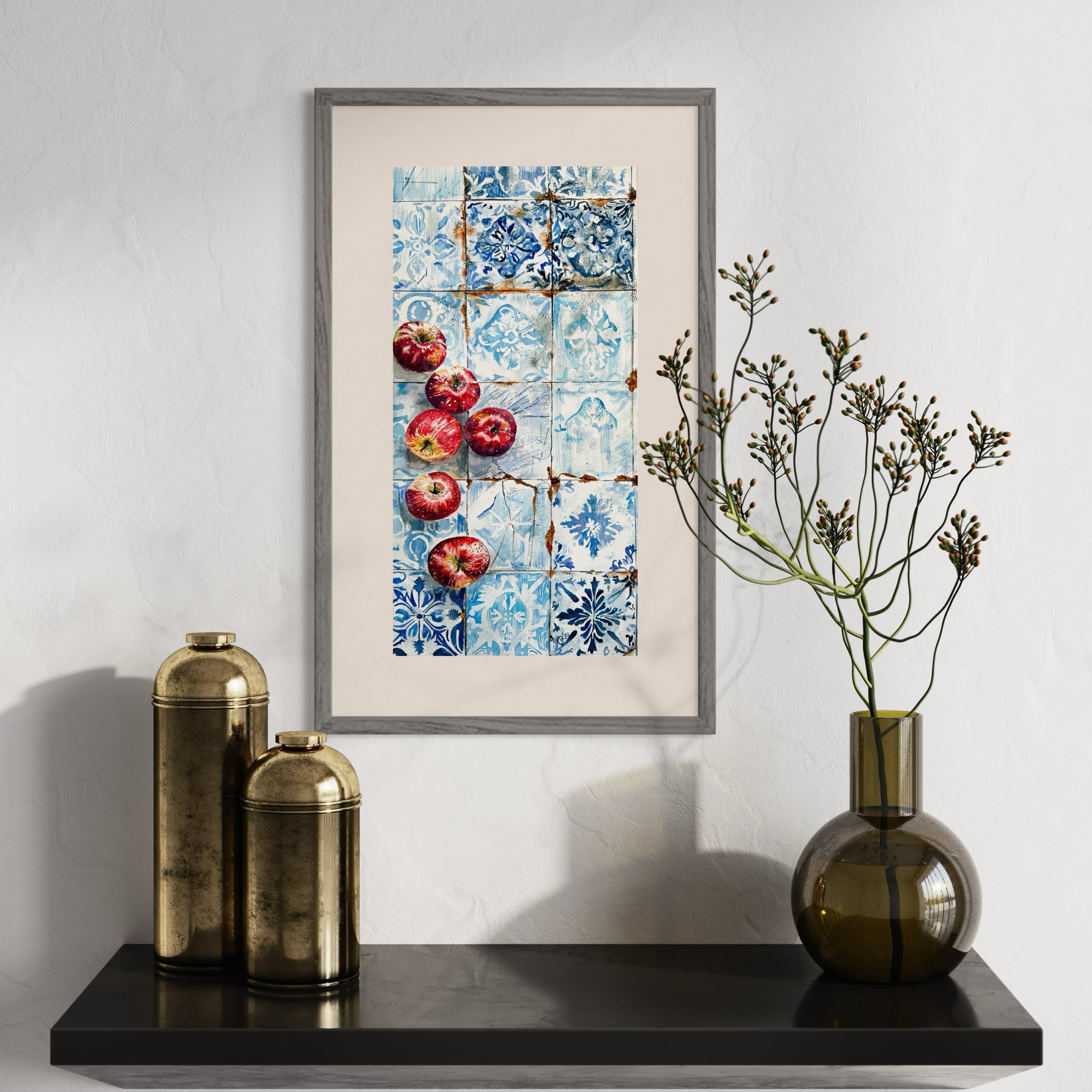 Portuguese Harvest on Azulejo Time – Apples