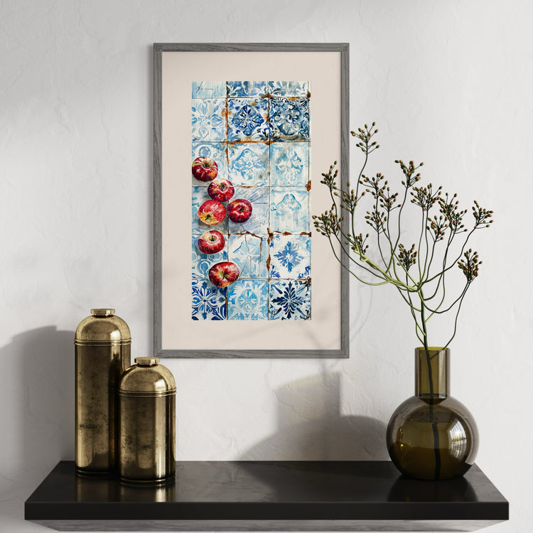Portuguese Harvest on Azulejo Time – Apples