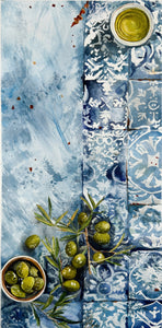 Portuguese Harvest on Azulejo Time – Olives and Olive Oil
