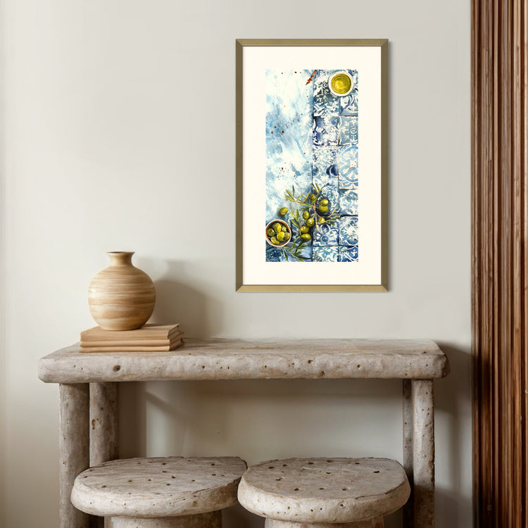 Portuguese Harvest on Azulejo Time – Olives and Olive Oil