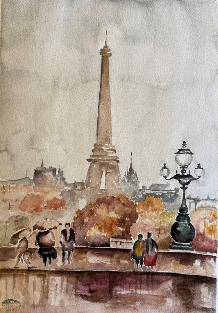 Día lluvioso en París