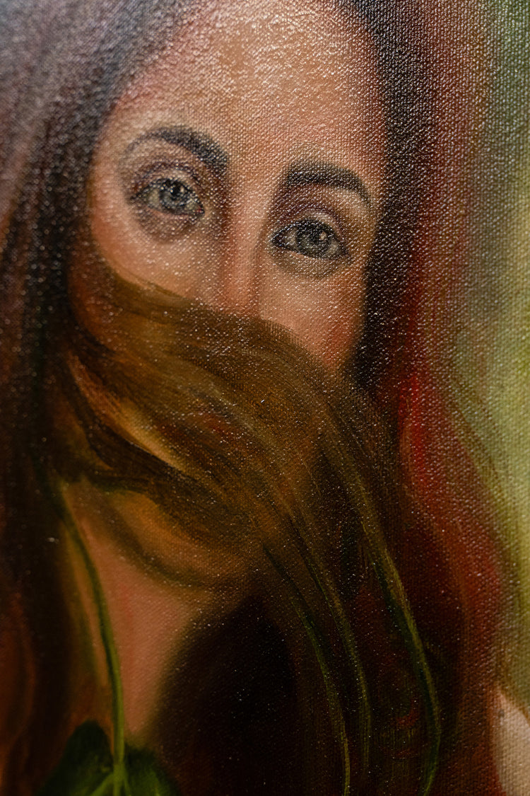 Windy Hair Woman
