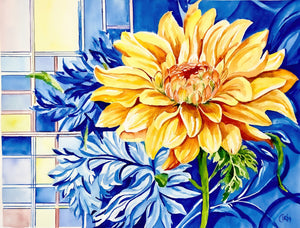 Yellow Chrysanthemum  Floral Heritage