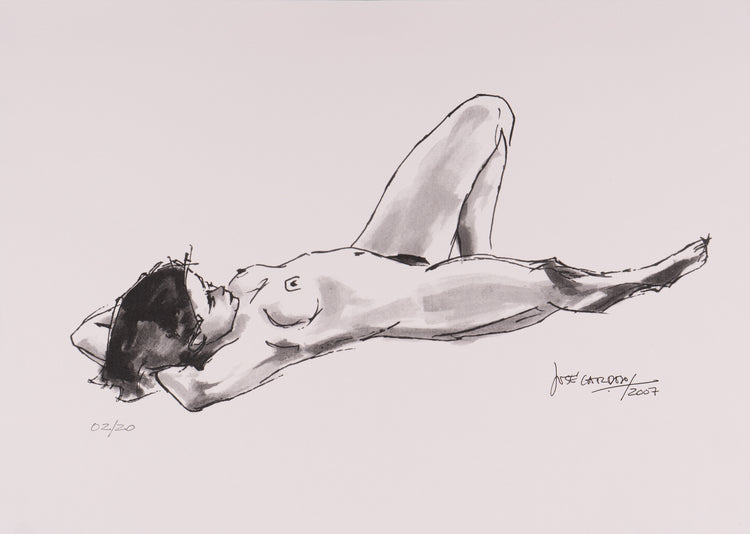 Naked Lying On Her Back