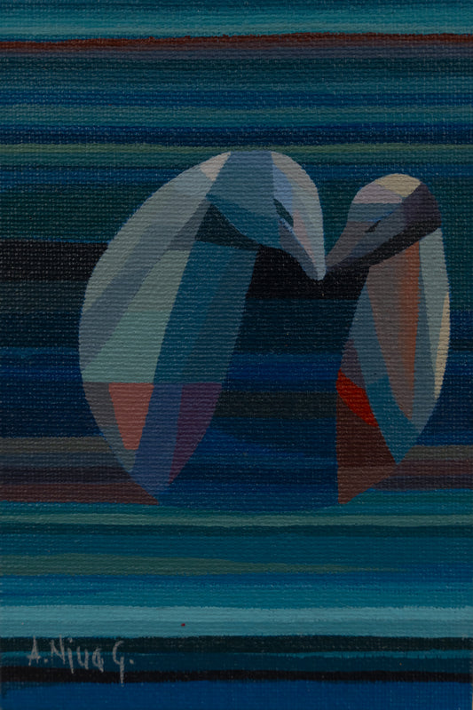 Embrace in Blue