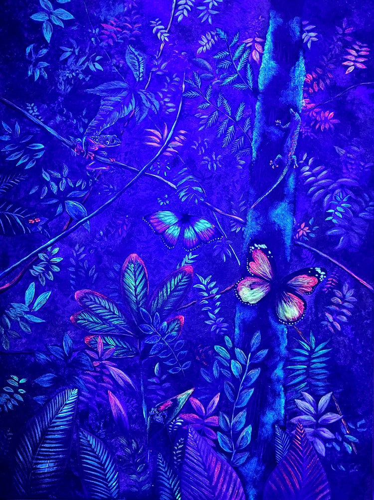Jungle by Angie Hickson under UV light