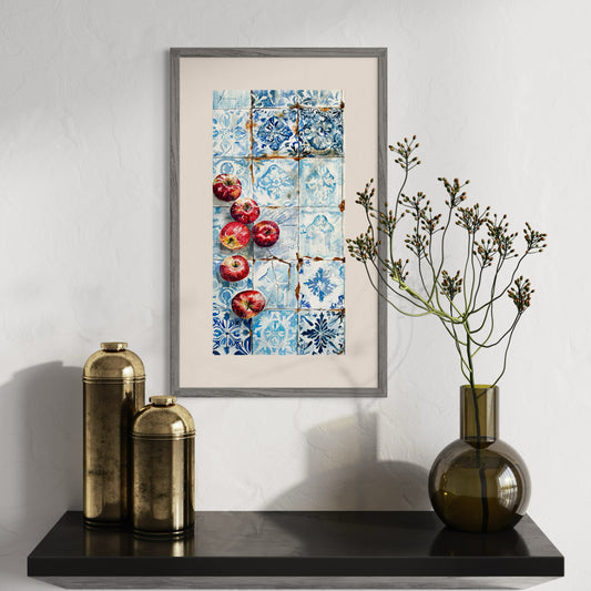 Colheita Portuguesa na Época do Azulejo – Maçãs