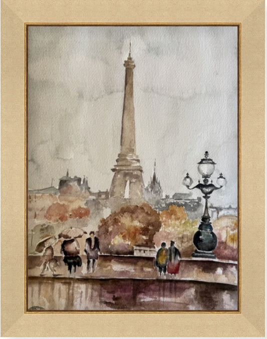 Día lluvioso en París