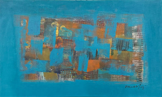Mosaico Azul-petróleo