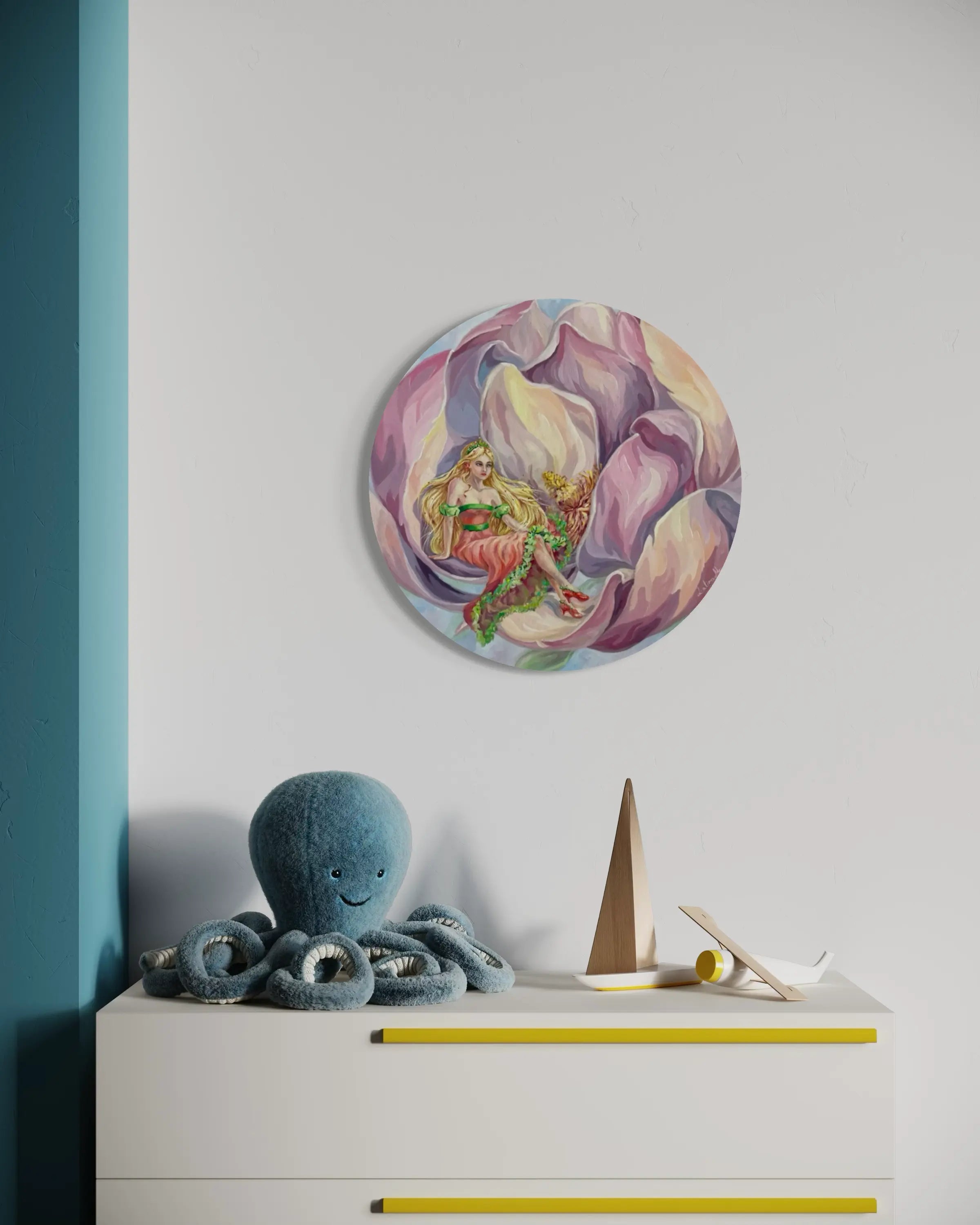 Thumbelina in a flower