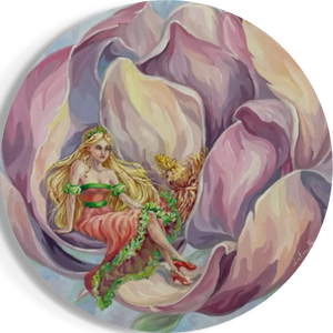 Thumbelina in a flower