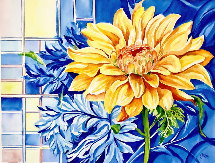 Yellow Chrysanthemum  Floral Heritage